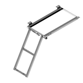 Sliding Ladder 2 Steps With Profile