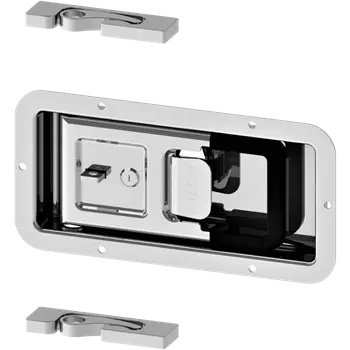 Reccessed Lock Small With Padlock Set