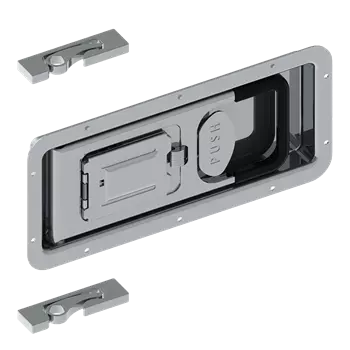 Reccessed Lock Big With Key Set