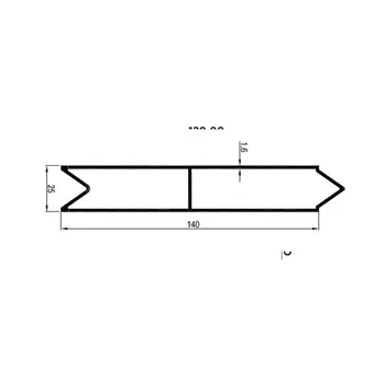 Side Aluminium V Type
