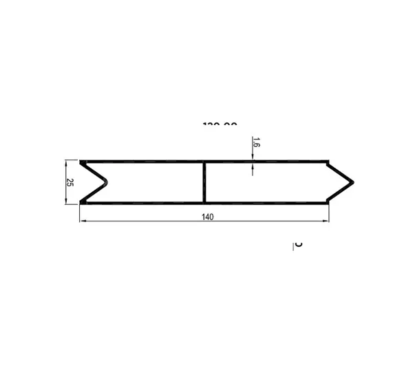 Side Aluminium V Type