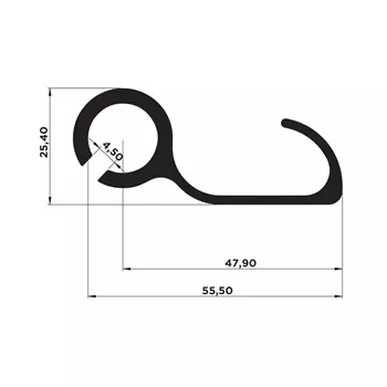Curtain Tensioner Hook European Type