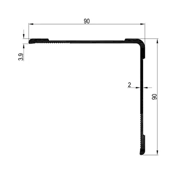 9x9 Side Aluminium