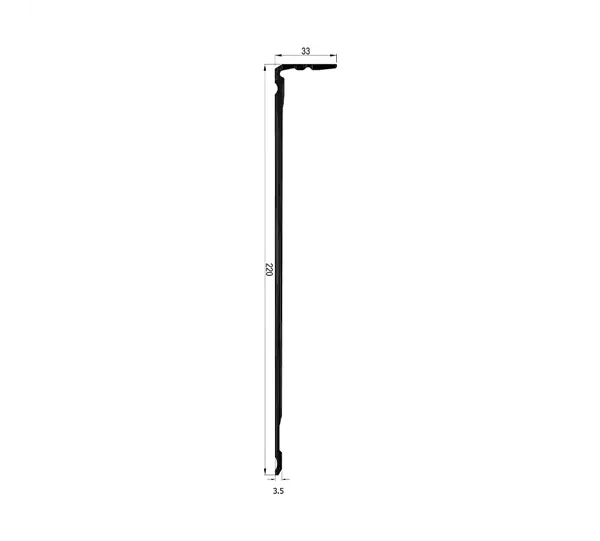 Aluminium Profile for Side Wall 6 mt