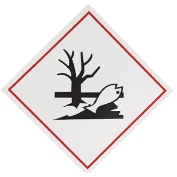 Warning Plate White