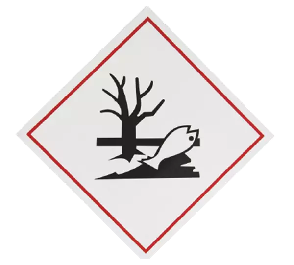 Warning Plate White