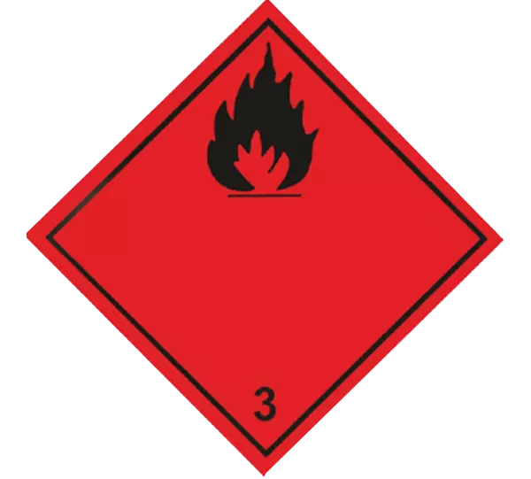 Warning Plate Flamable