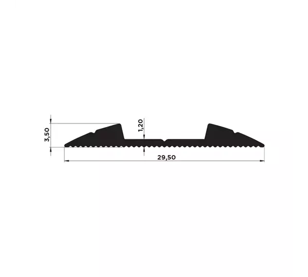Tarpauling Fixing Aluminium 6 m